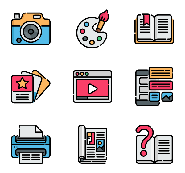 600x564 Color Palette Icons