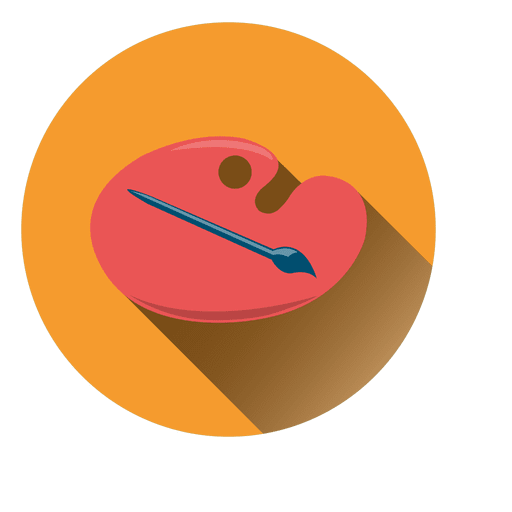 512x512 Color Palette Circle Icon