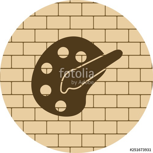 500x500 Vector Color Palette Icon Stock Image And Royalty Free Vector