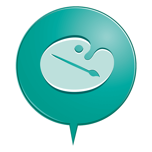 512x512 Color Palette Bubble Icon