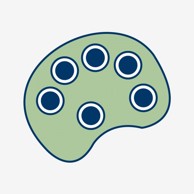 640x640 Vector Color Pallet Icon, Color Pallete, Color, Drawing Png