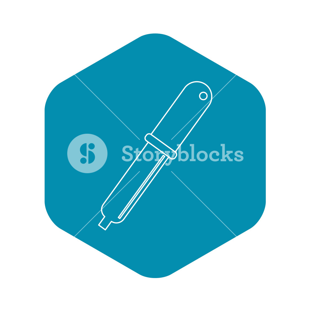 1000x1000 Color Picker Pipette Icon Outline Illustration Of Color Picker