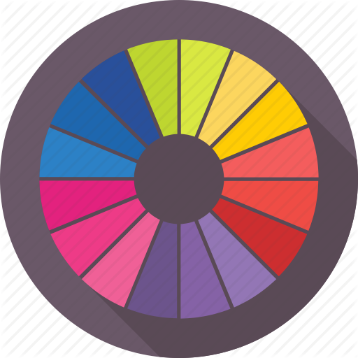 512x512 Color Wheel, Colors Chart, Palette, Pantone, Swatch Icon
