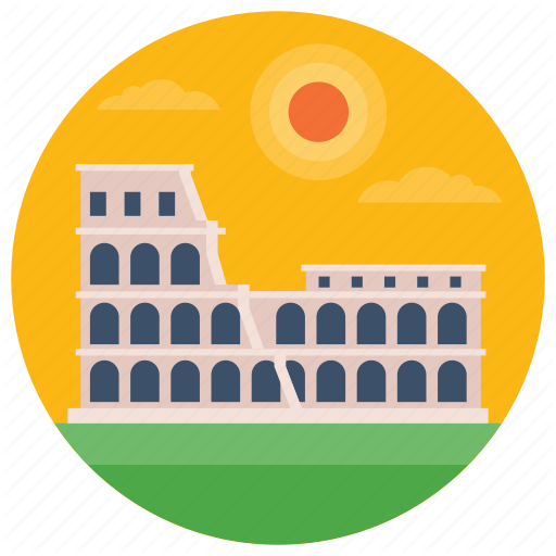 512x512 Amphitheatre, Colosseum, Landmark, Monument, Roman Colosseum Icon