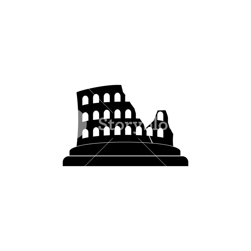 1000x1000 Coliseum Icon, Colosseum Icon Royalty Free Stock Image