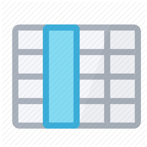 512x512 Column, Select, Selection, Table Icon