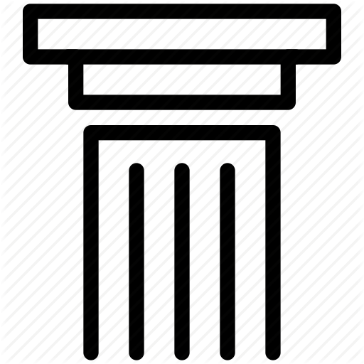 512x512 Column, Creative, Grid, Layout, Line, Pillar, Shape, Structure Icon