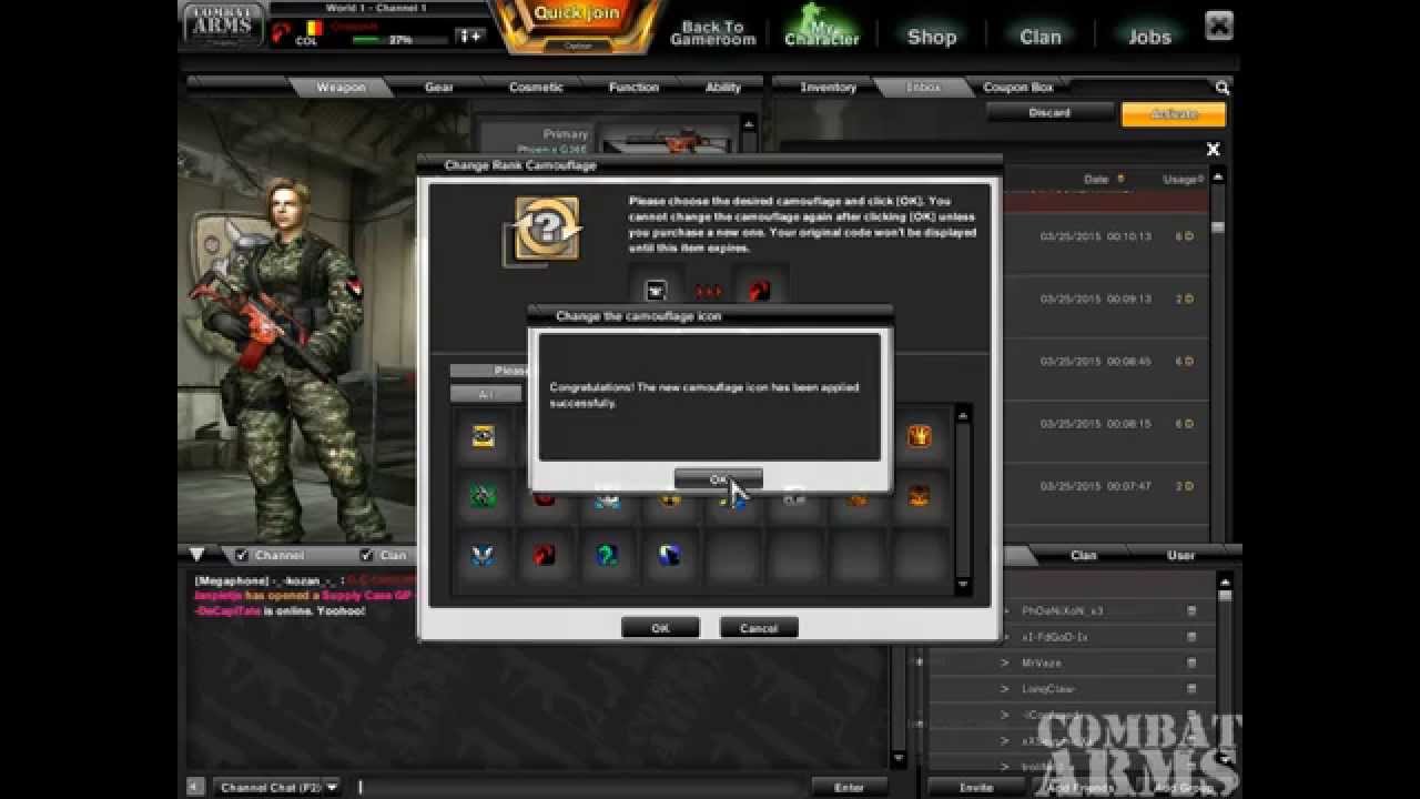 1280x720 Rank Camouflage Icon Review L Combat Arms Europe L Oreqonn