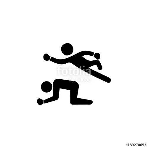 500x500 Fight In Wrestling Icon Elements Of Fighting Icon Premium
