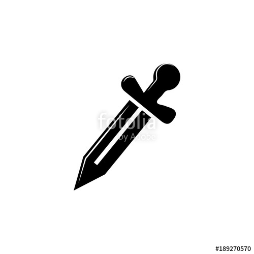 500x500 Warrior's Sword Icon Elements Of Fighting Icon Premium Quality