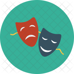 256x256 Comedy Icon Of Flat Style