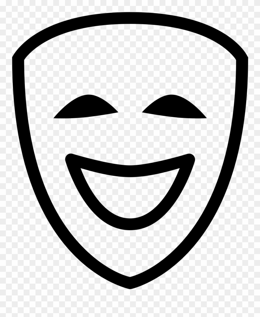 880x1073 Theatre Mask Free Social Line