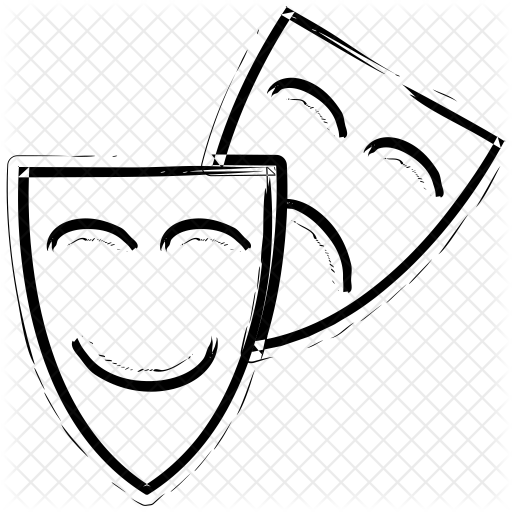 512x512 Comedy Icon Of Doodle Style