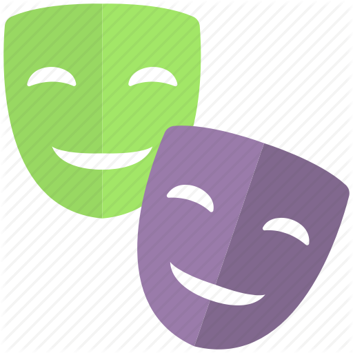 512x512 Comedy Tragedy Masks, Disguise, Drama Masks, Masks, Theatre Masks Icon