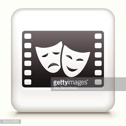 415x415 Royalty Free Vector Icon Comedy Tragedy On Film Icon Premium