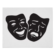 190x190 Theater Masks Icon Drama And Comedy Sign Free Image