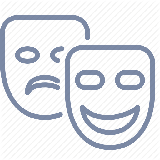 512x512 Comedy, Entertainment, Mask, Play, Show, Theater, Tragedy Icon