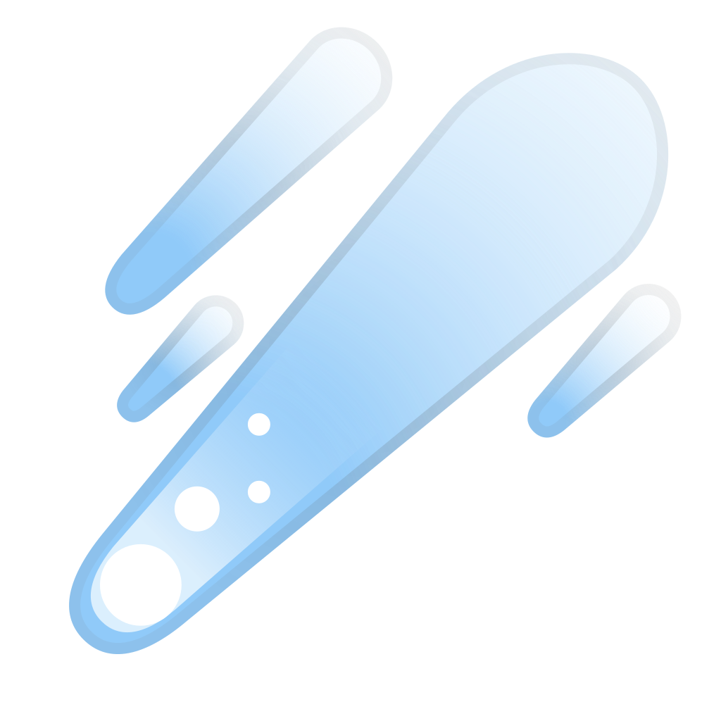 1024x1024 Comet Icon Noto Emoji Travel Places Iconset Google