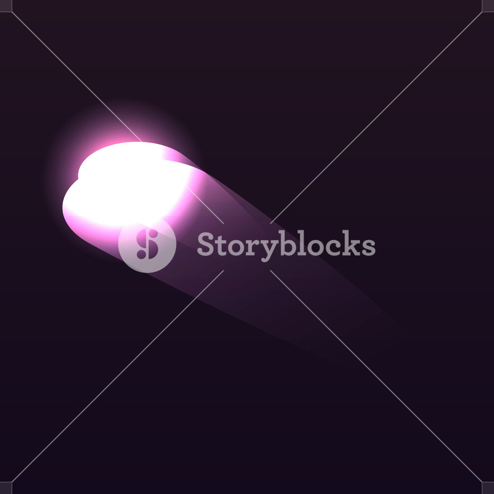 1000x1000 Space Comet Icon Isometric Of Space Comet Vector Icon For Web