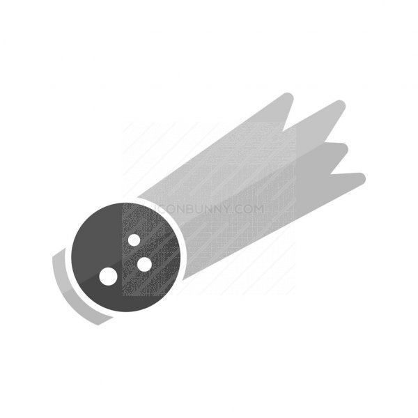 600x600 Comet Greyscale Icon
