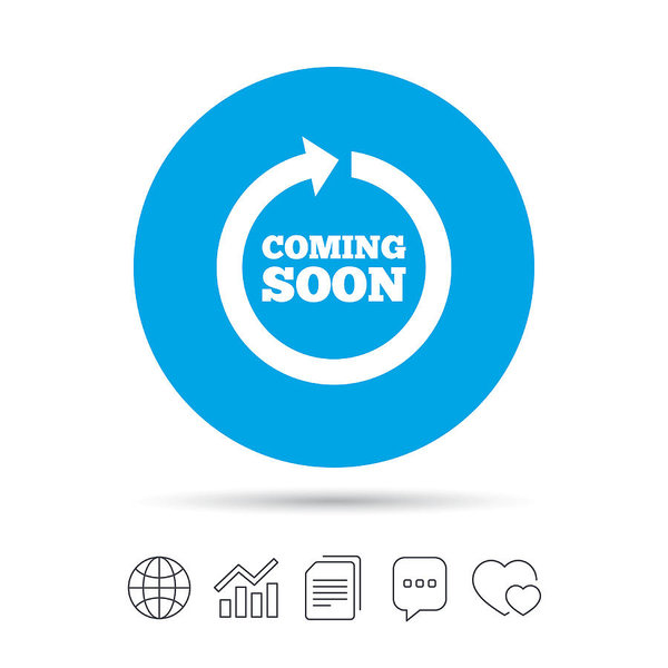 600x600 Coming Soon Icon Promotion Announcement Symbol Art Print