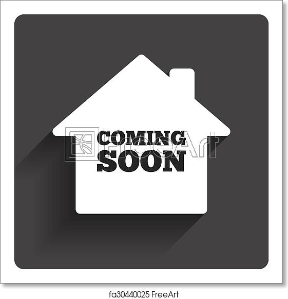 561x581 Free Art Print Of Homepage Coming Soon Icon Homepage Coming Soon