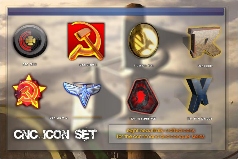 768x512 Command And Conquer Icon Set