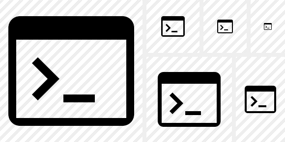 580x290 Command Prompt Icon Symbol Black Professional Stock Icon