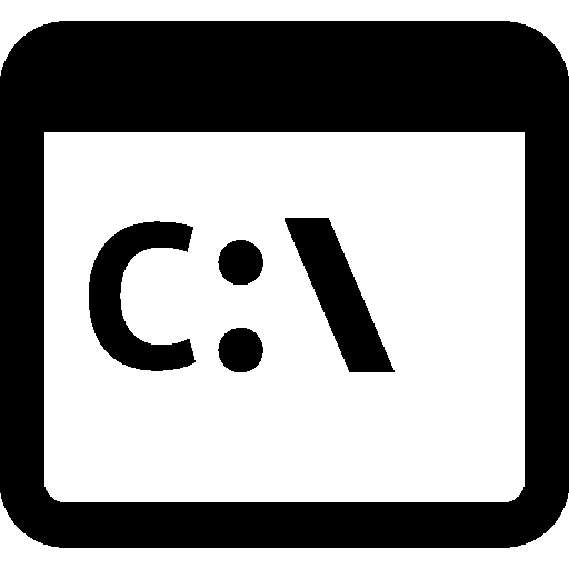 512x512 User Interface Command Line Icon Windows Iconset