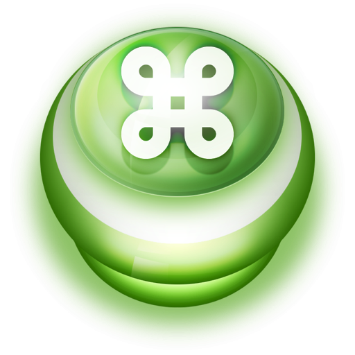 512x512 Green Button Command Key Icon, Png Clipart Image