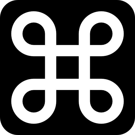 Command key icon at vectorified collection of command key icon