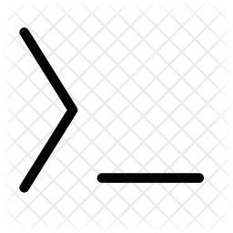 256x256 Command Line Icon Of Line Style