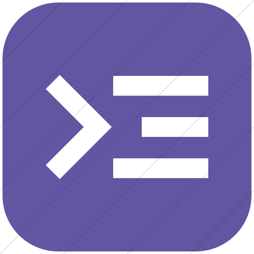 512x512 Iconsetc Flat Rounded Square White On Purple Raphael Command