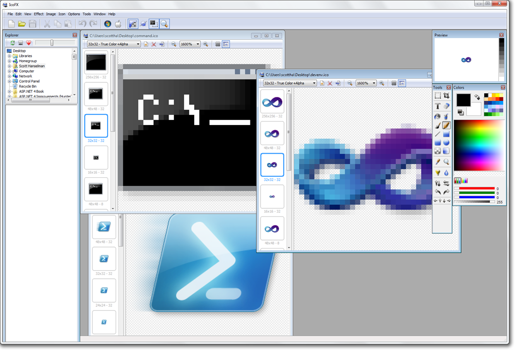 1024x697 Awesome Visual Studio Command Prompt And Powershell Icons