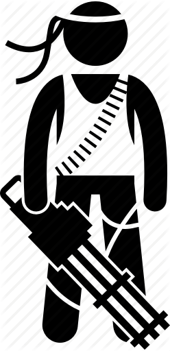248x512 Army, Chain Gun, Commando, Mercenary, Military, Soldier, Stick