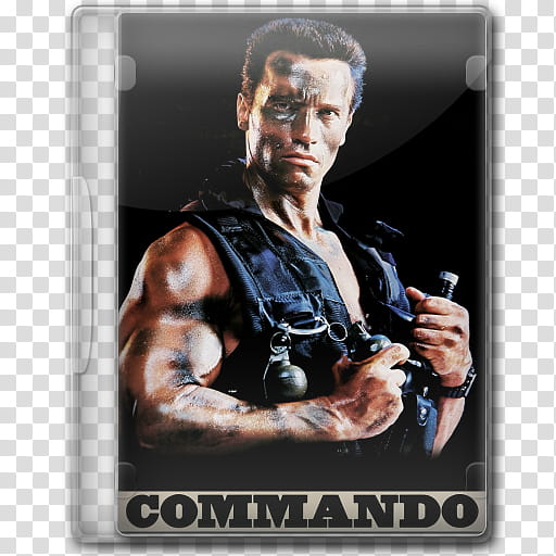 512x512 The Big Movie Icon Collection C, Commando, Commando Dvd Case