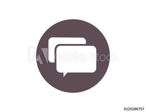 500x385 Vector Comment Box Icon