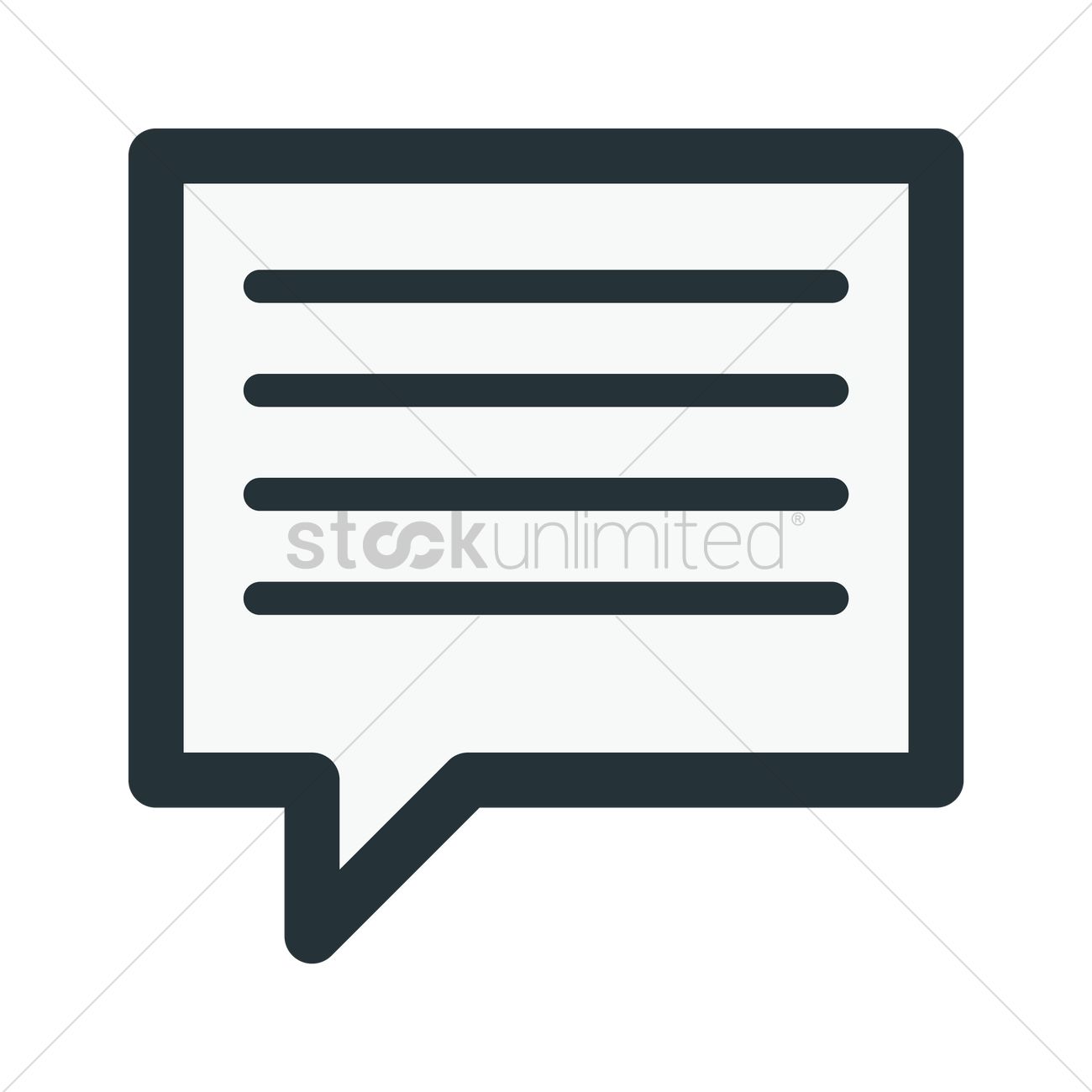 1300x1300 Comment Icon Vector Image
