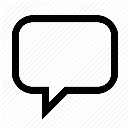 512x512 Bubble, Comment Icon