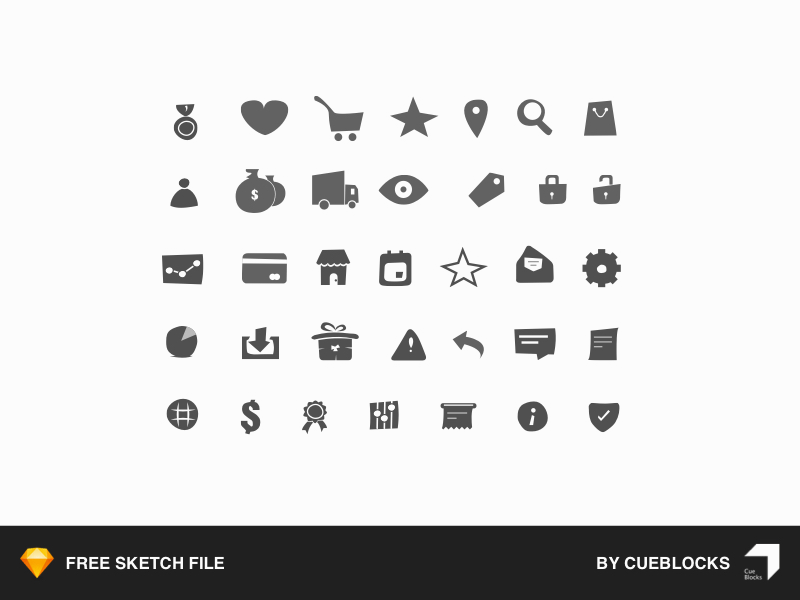 800x600 E Commerce Icons Pack Freebie