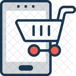 256x256 M Commerce Icon Of Colored Outline Style