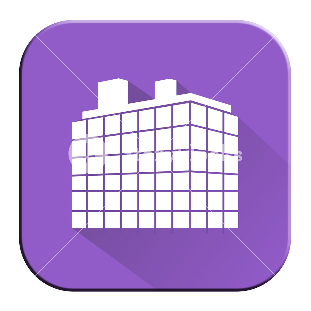 1000x1000 Commercial Real Estate Icon Represents Property Leasing