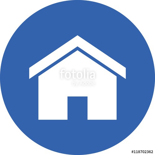 500x500 House Property Commercial Investment Real Estate Icon Vector Sign