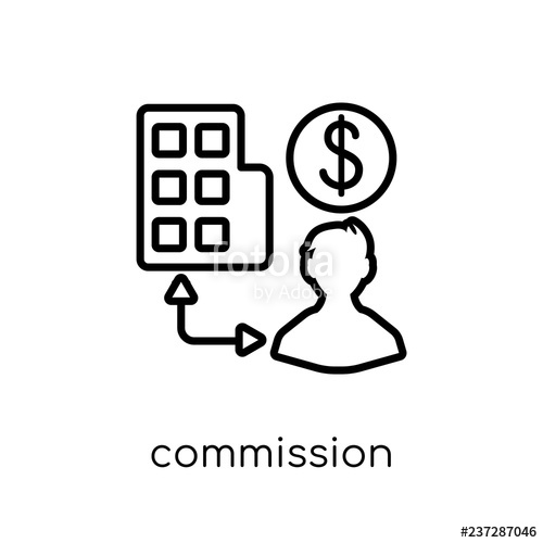 500x500 Commission Icon From Collection Stock Image And Royalty Free