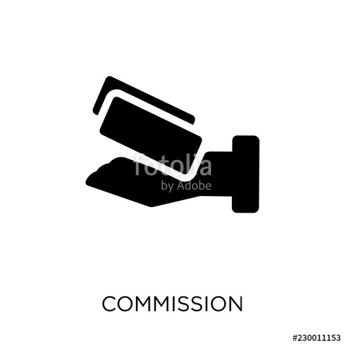 500x500 Commission Icon Commission Symbol Design From Startup Collection