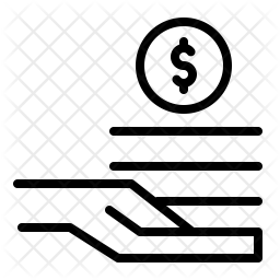 256x256 Bank Commission Icon Of Line Style