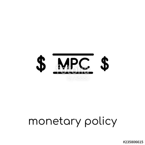 500x500 Monetary Policy Committee Icon Trendy Modern Flat Linear Vector