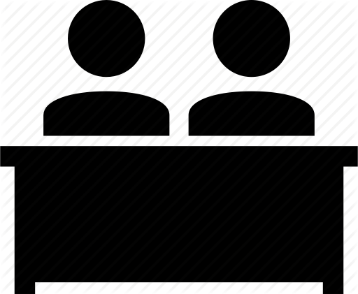 512x421 Businessmen, Colleagues, Committee, Desk, Jury, Panel, Review Icon