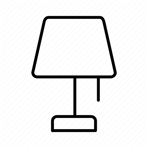 512x512 Electrical, Interior, L Light, Living, Table Icon