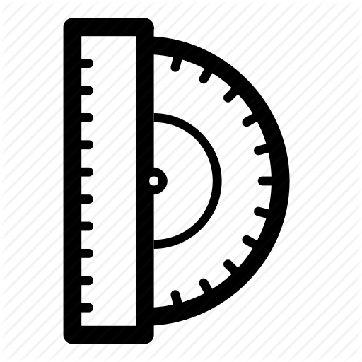 512x512 Angle, Cenimeter, Degree, Protractor, Ruler, Size, Tool Icon